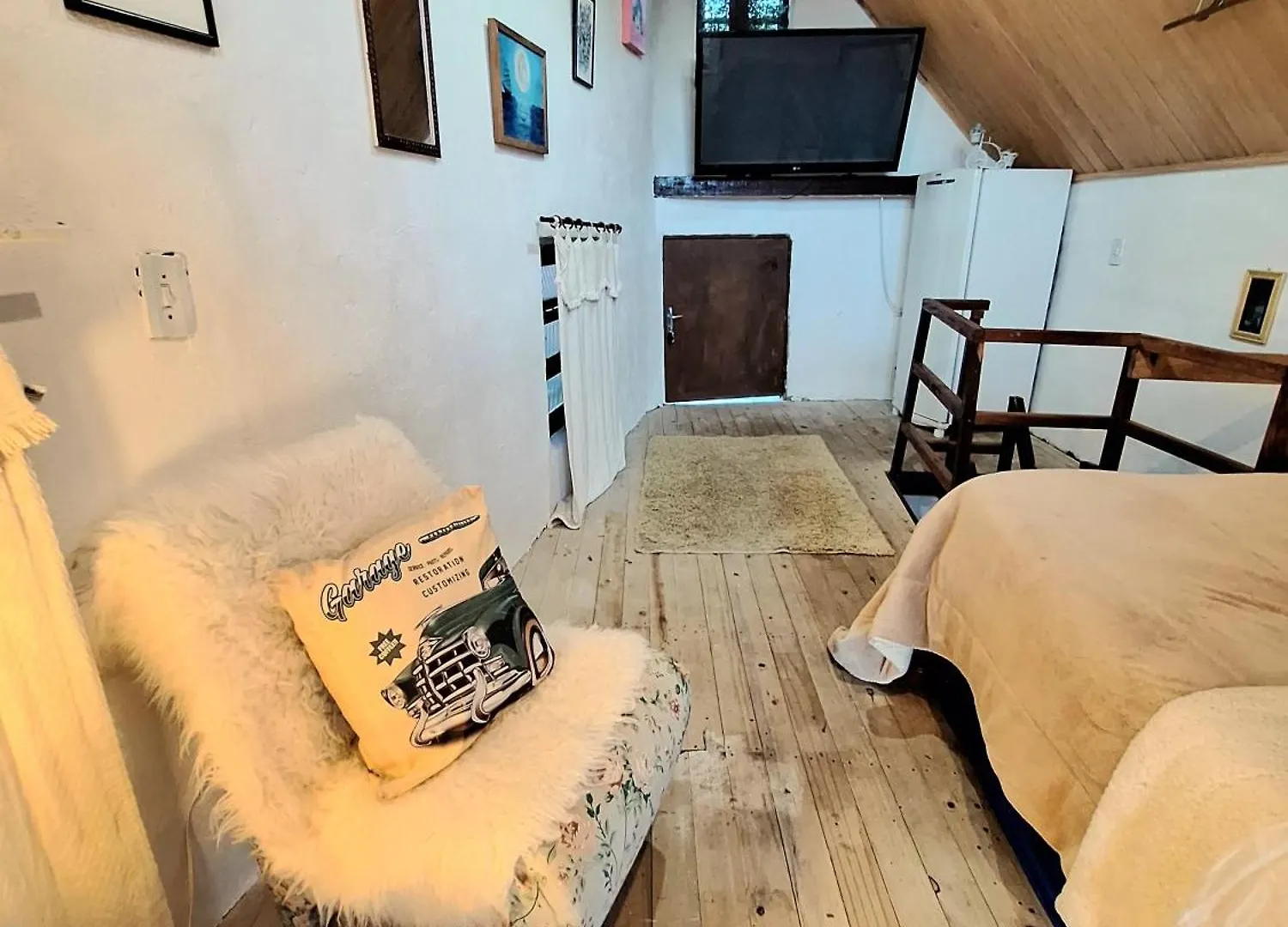 Suite Refúgio da Serra em Campos do Jordão Quarto em Acomodações Particulares